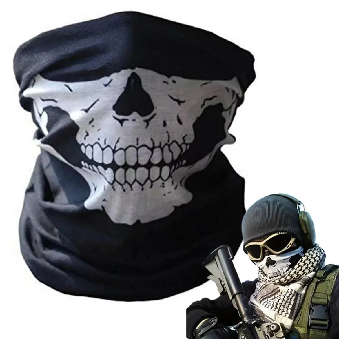 Balaclava Ski Mask - Cráneo hombres pasamontañas máscara de esquí