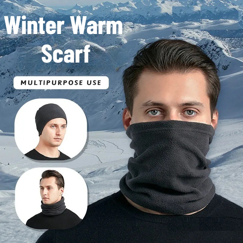 Neck Gaiter Fleece - Pasamontañas de invierno, cálido, cortavientos, de