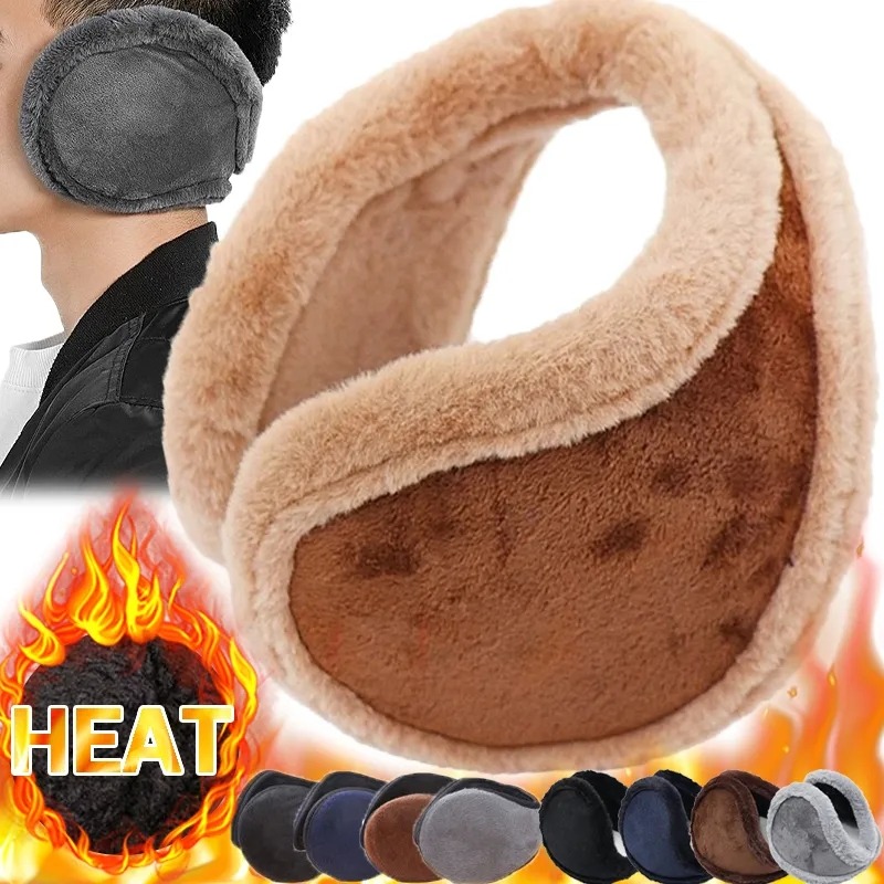 Winter Headband Fleece - Orejeras de piel gruesa para hombres