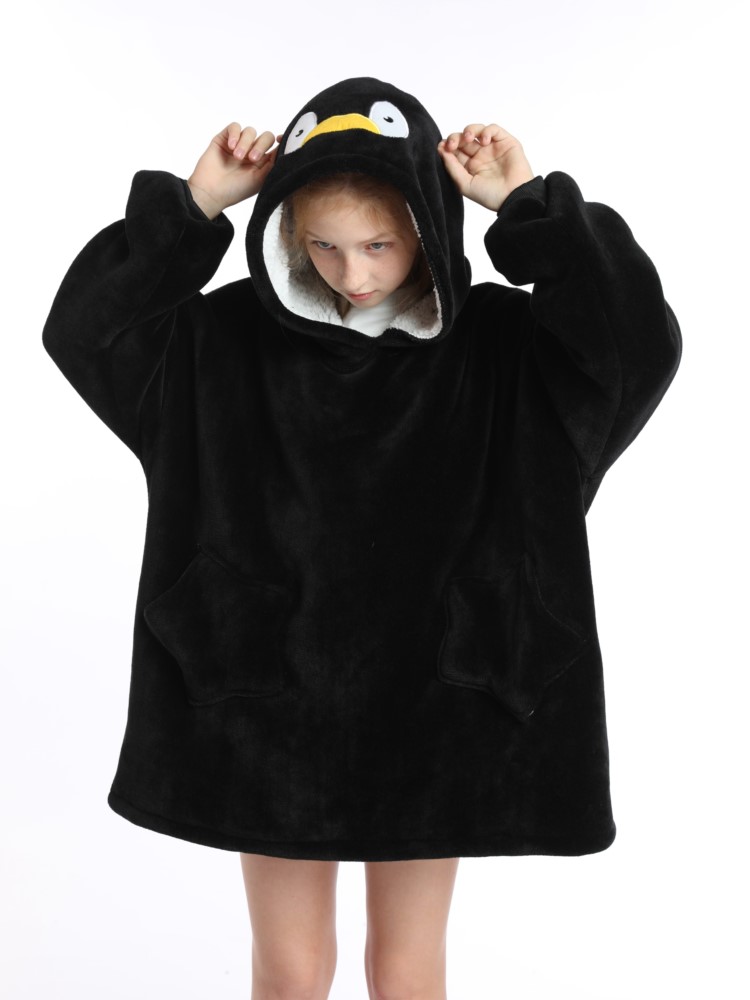 Sherpa Hoodie Fleece - Manta de Sherpa con capucha para