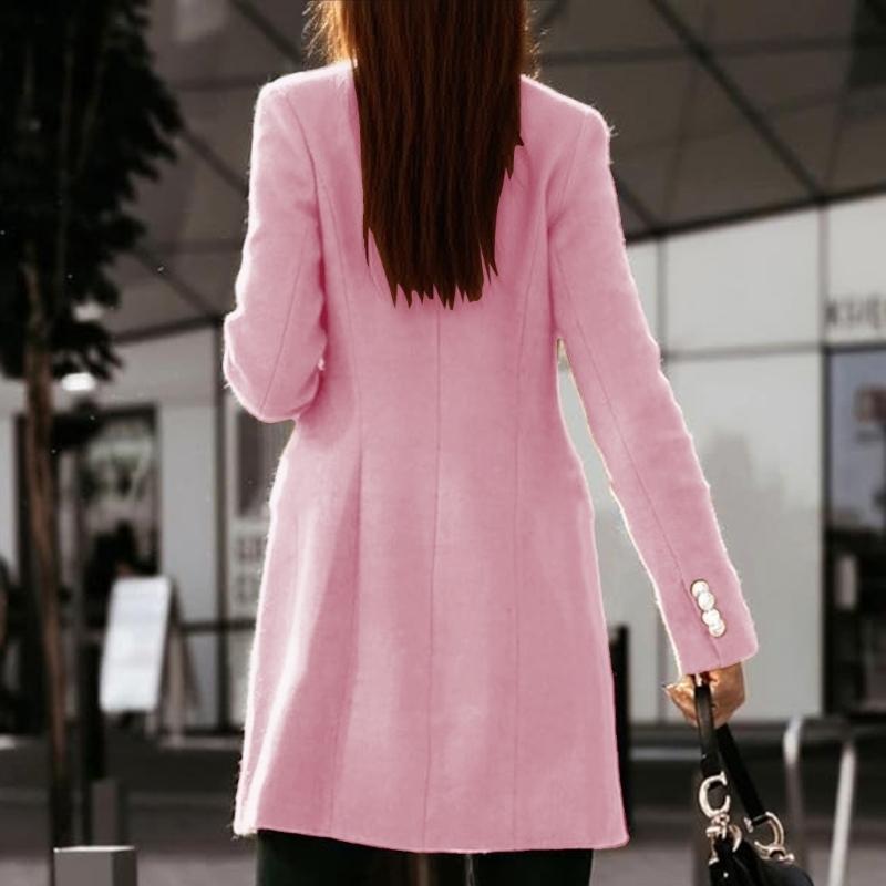 652F Abrigos lana para mujer O - Wool Coat Peacoat reseña y precio