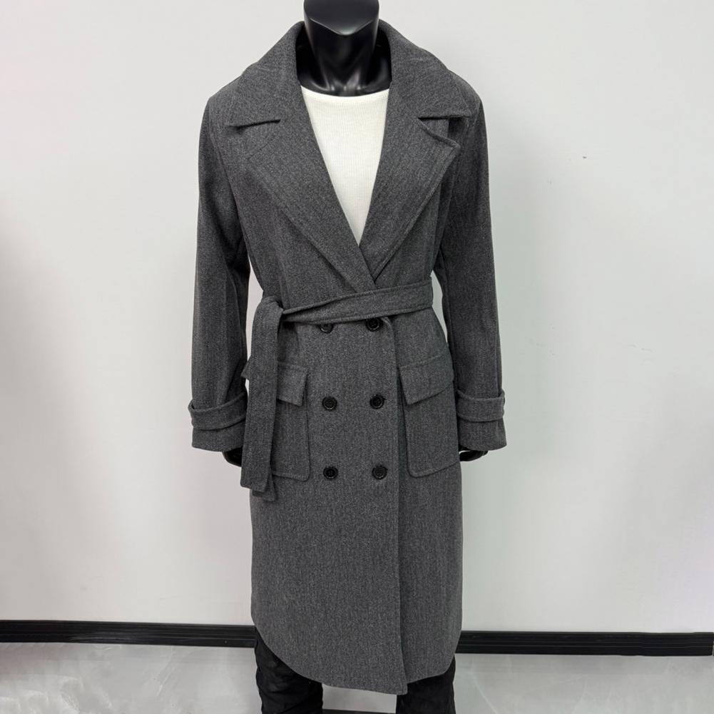 Abrigo de manga larga para muj - Wool Coat Peacoat reseña y precio