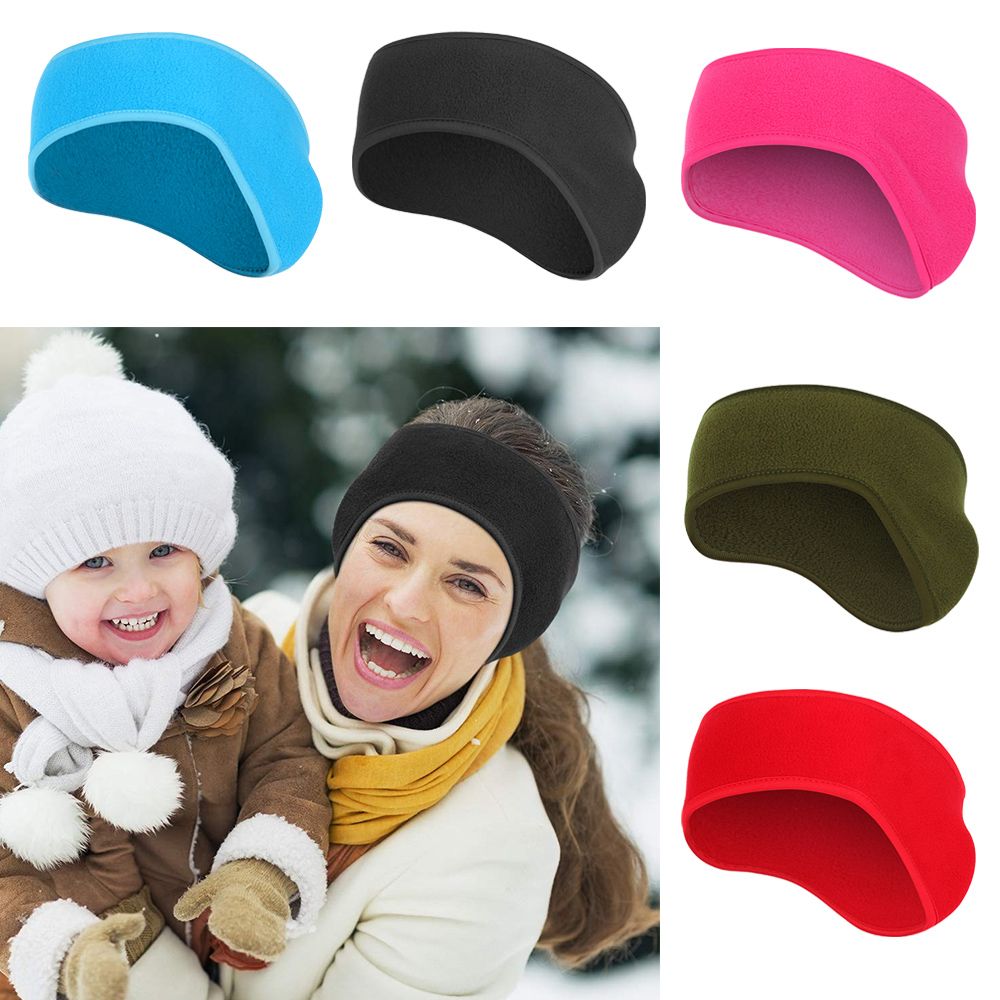 1 Uds. Bandas para el pelo, cu - Fleece Ear Warmer Band reseña y precio