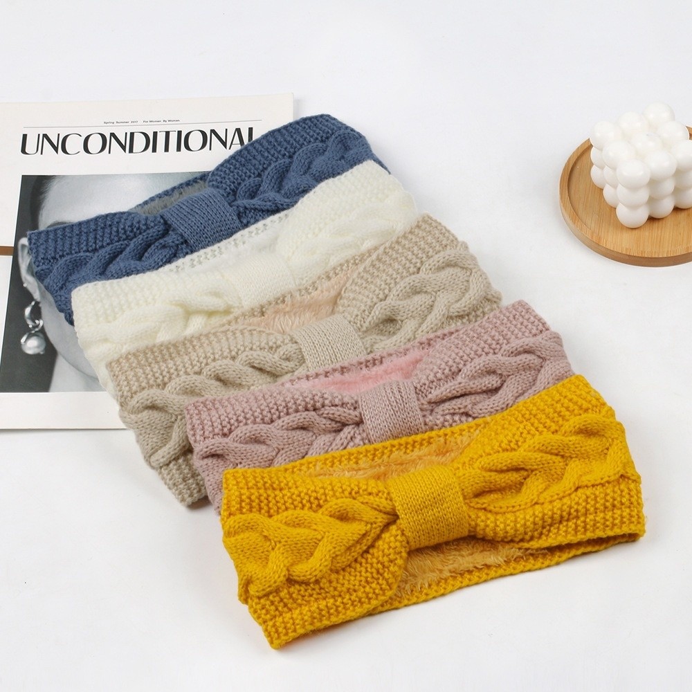 Diademas tejidas de invierno p - Fleece Ear Warmer Band reseña y precio