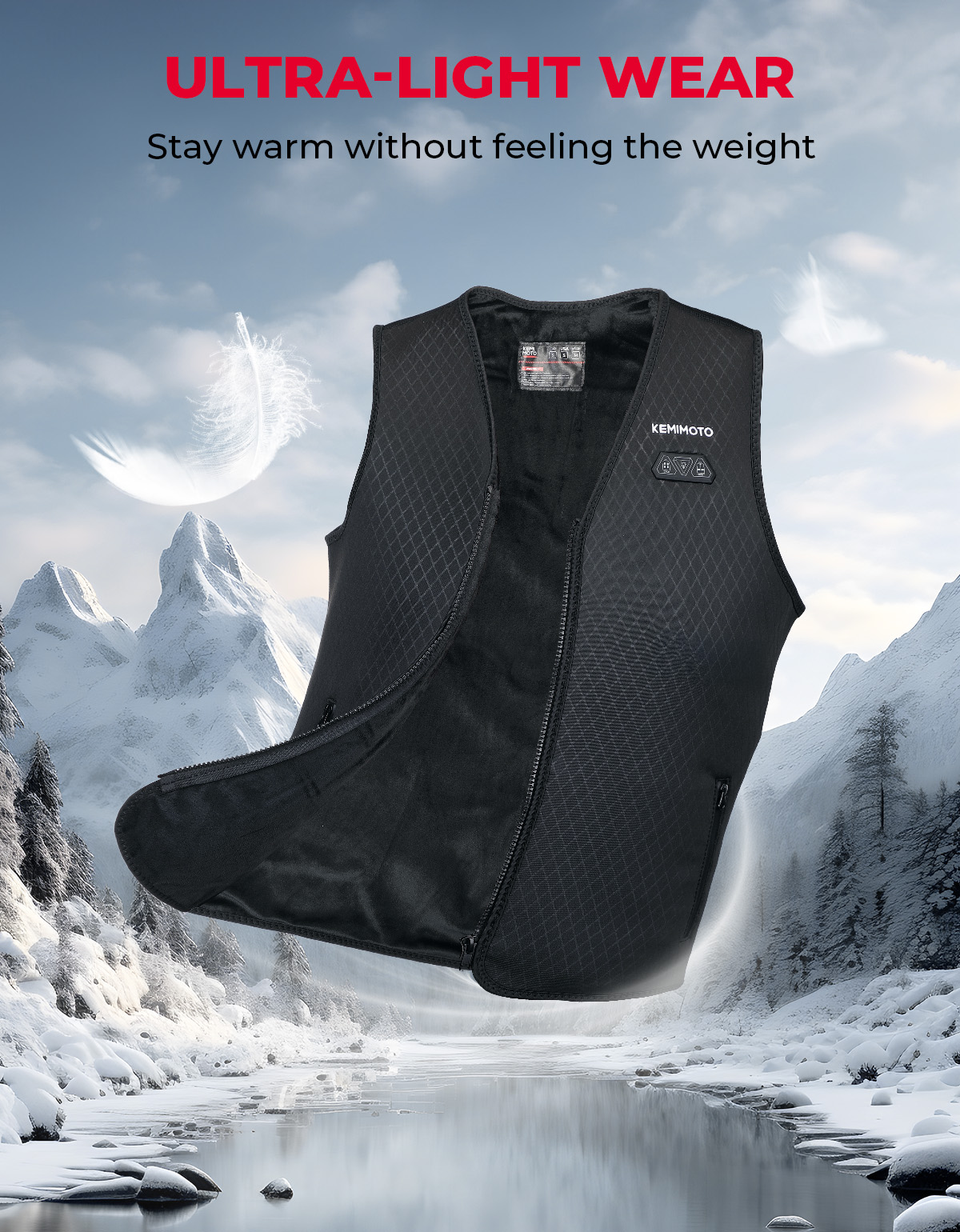 Chaleco calefactable ligero co - Heated Vest Battery reseña y precio