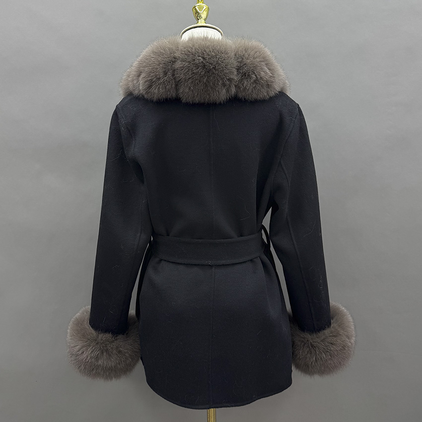 Abrigo de Lana JANEFUR 2026 co - Wool Coat Peacoat reseña y precio