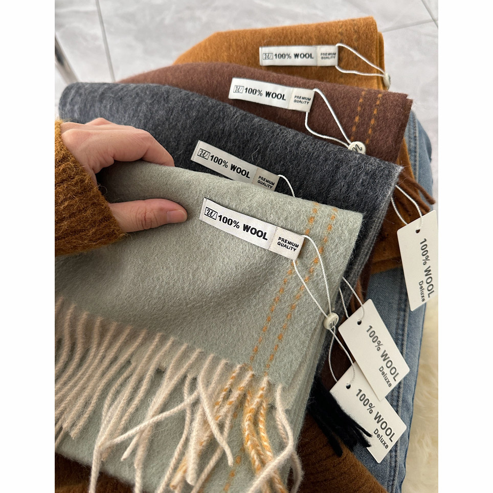 Bufanda elegante de lana 100%  - Wool Scarf Men reseña y precio
