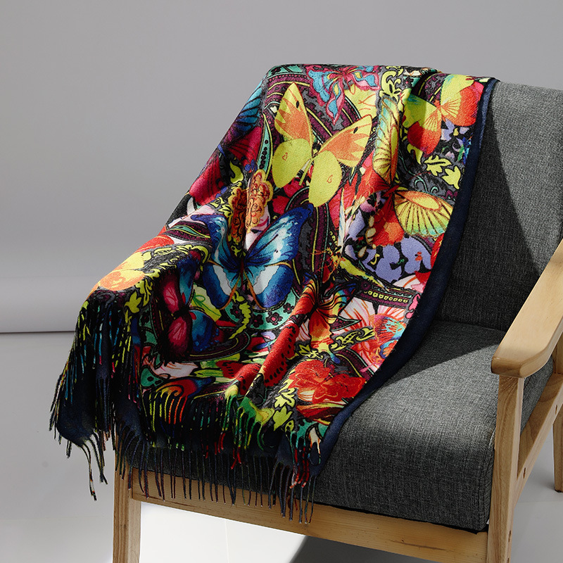 Bufanda de Cachemira con pintu - Cashmere Pashmina Wrap reseña y precio