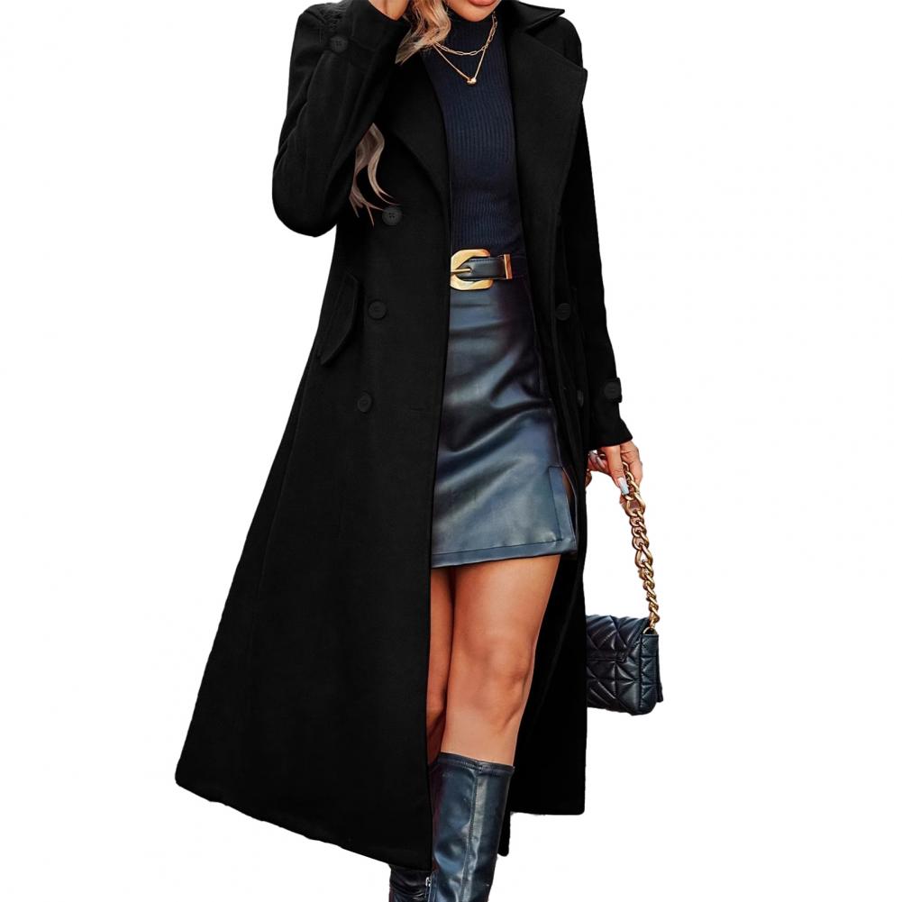 Abrigo de otoño para mujer, ab - Wool Coat Peacoat reseña y precio