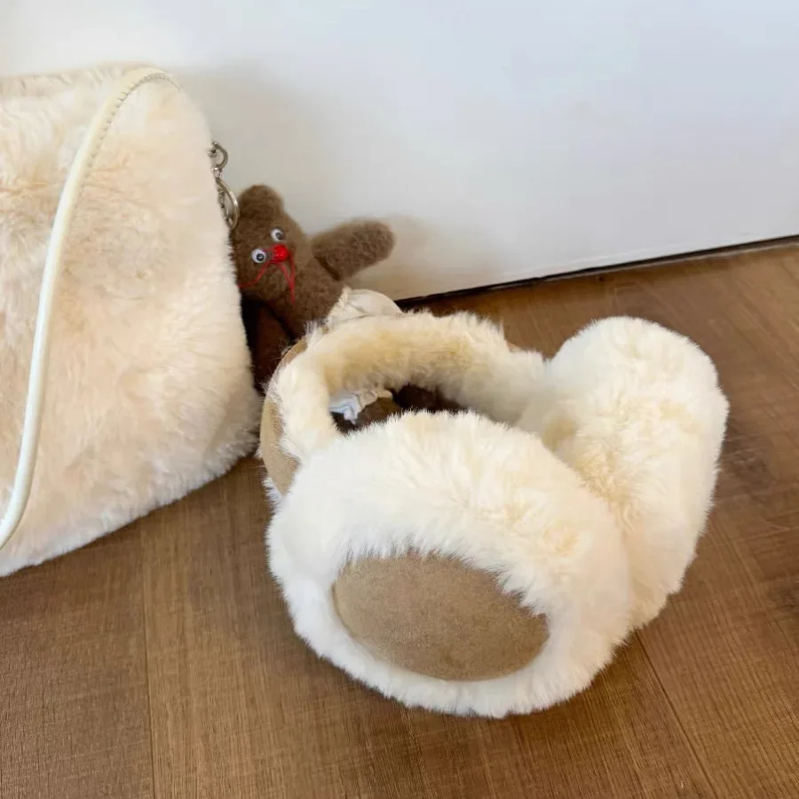 Orejeras de felpa a la moda, c - Earmuffs Foldable reseña y precio
