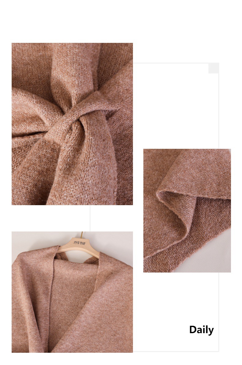 Chal Triangular de Punto de Co - Shawl Wrap Winter reseña y precio